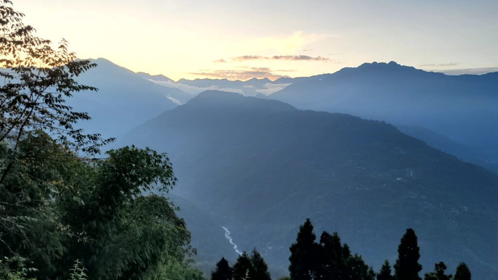 view from pelling