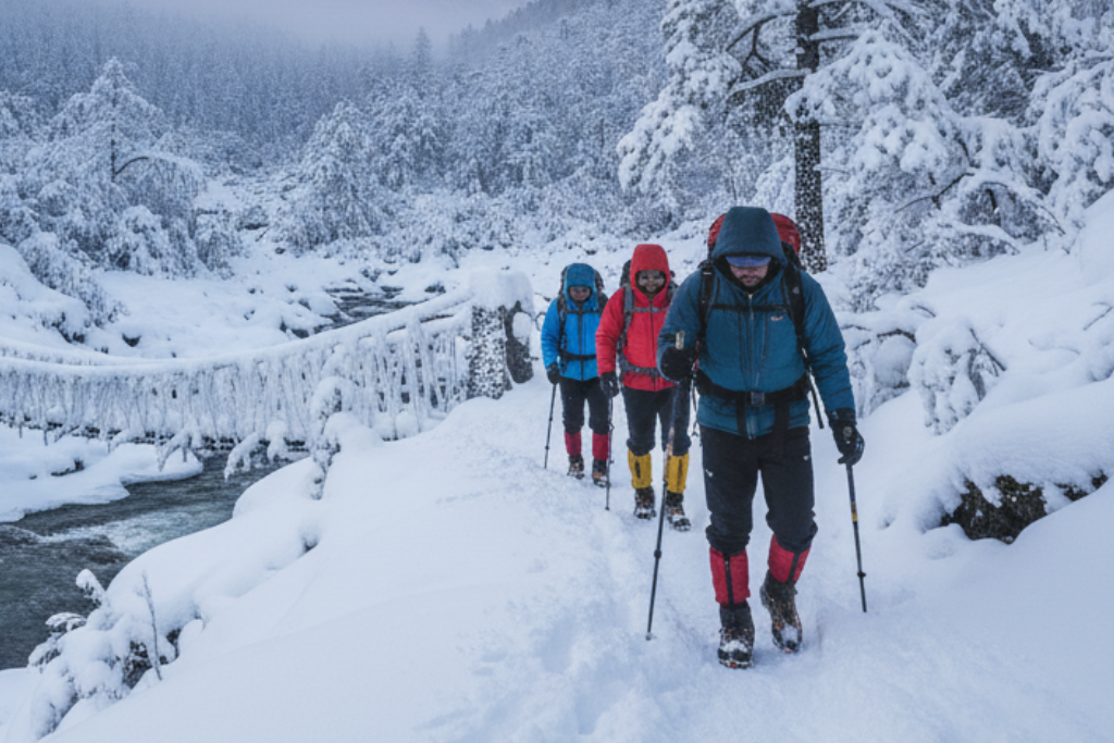 Goechala Trek in Winter