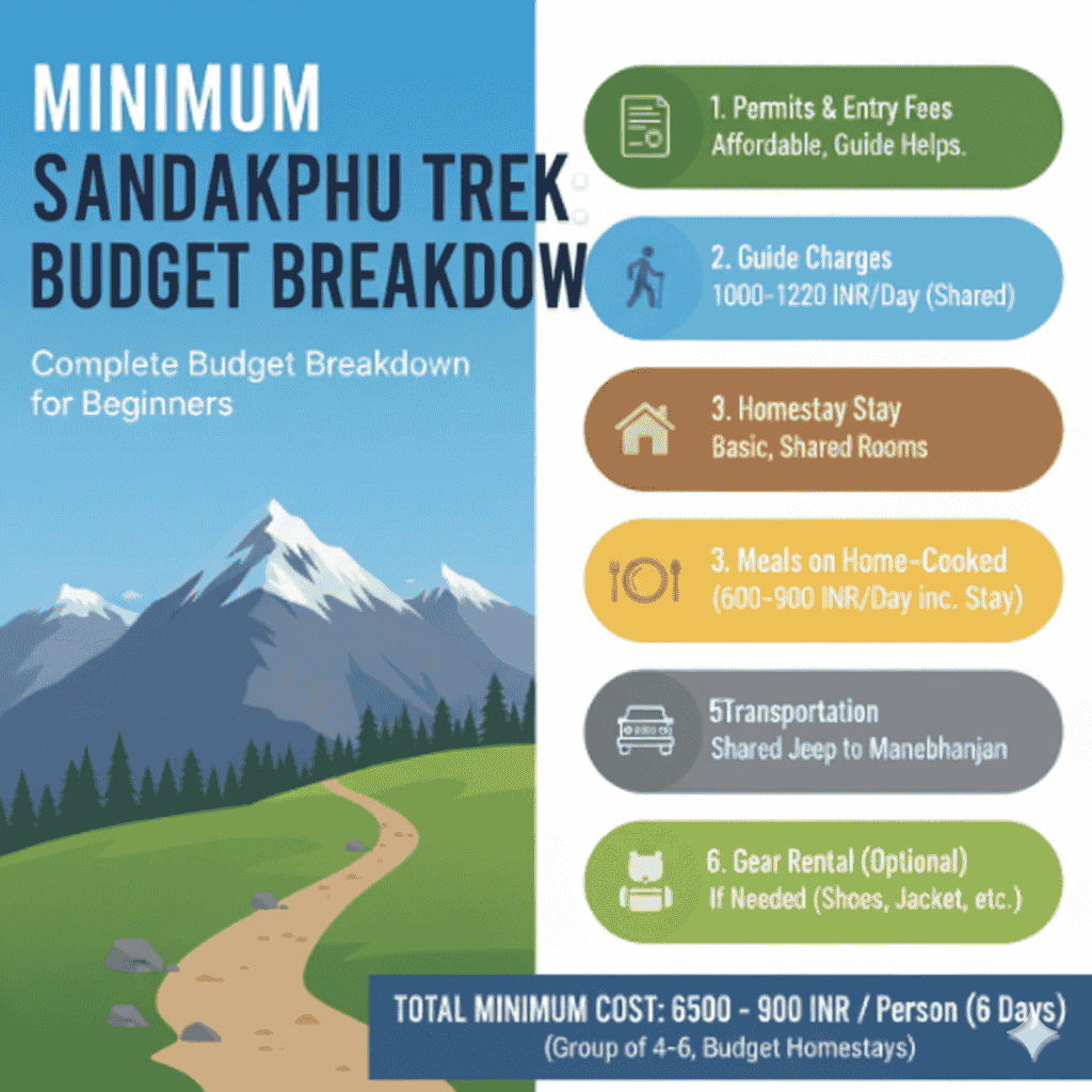 Minimum Sandakphu Trek Cost