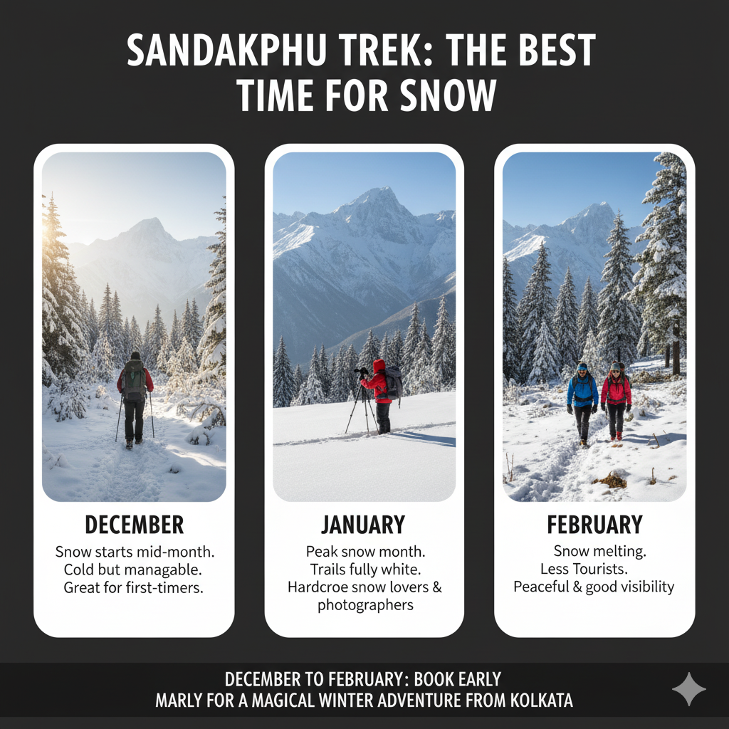 Sandakphu Trek Package from Kolkata