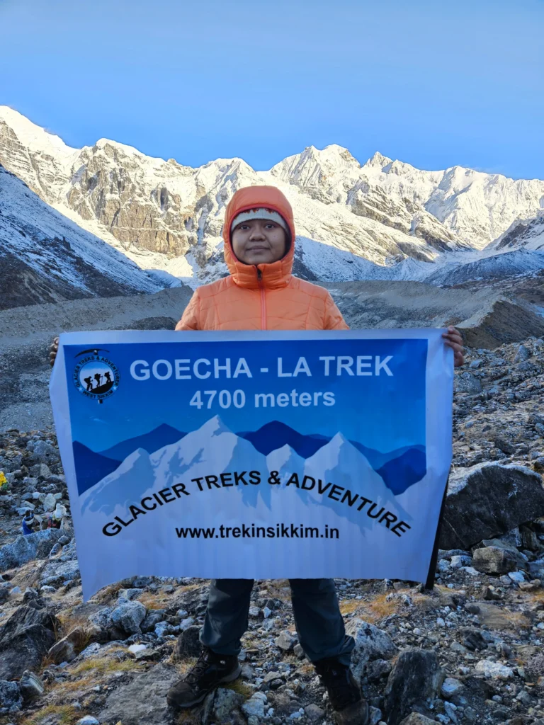 Goechala trek view point
