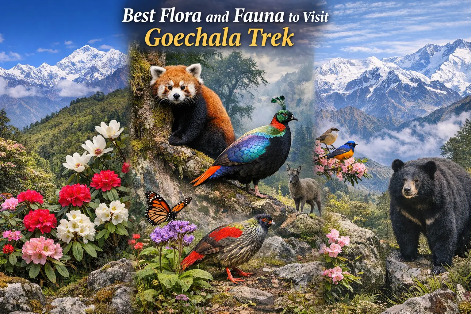 Flora and faune on goechala