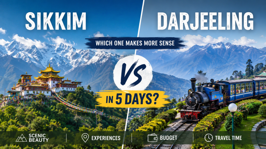 Sikkim vs Darjeeling: Which One Makes More Sense in 5 Days? 4 Sikkim or Sikkim-Darjeeling for a 5-day holiday?